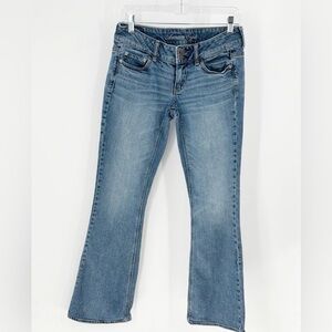 American Eagle Outfitters Blue Boot Cut Flare Jeans EUC